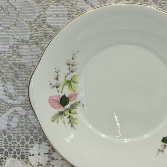 Royal Grafton Bone China Vintage Serving Platter Cake Server Plate Cottagecore - Picture 2 of 7